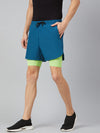 MENS SHORTS SPANDEX FOR DISTANCE RUNNING WITH INNER TIGHT