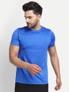 MENS R/N TEE LONG POLY STRIPER