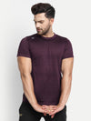 MENS R/N TEE LONG POLY STRIPER