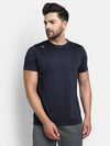 MENS R/N TEE LONG POLY STRIPER
