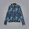 Stretchable Printed Training Jacket (Blue) - Women