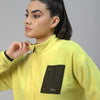 Pocket Detailed Warm Fleece Jacket -Women