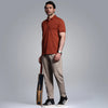 Textured Active Polo T-shirt - Men