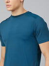 MENS R/N TEE POLY SPANDEX WITH BACK MESH
