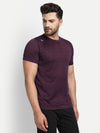 MENS R/N TEE LONG POLY STRIPER
