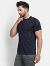 MENS R/N TEE LONG POLY STRIPER