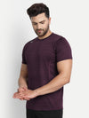 MENS R/N TEE LONG POLY STRIPER