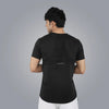 Round Neck Spandex T-shirt With Back Mesh - Men