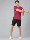 MENS R/N TEE POLY JERSEY VENT HOLES
