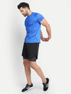 MENS R/N TEE LONG POLY STRIPER