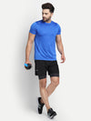 MENS R/N TEE LONG POLY STRIPER