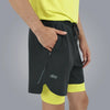 Running Spandex Shorts With Inner Tights - Men