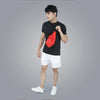 Round Neck Spandex T-shirt With Back Mesh - Men