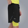 Running Spandex Shorts With Inner Tights - Men