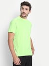MENS R/N TEE POLY SPANDEX WITH BACK MESH
