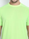 MENS R/N TEE POLY SPANDEX WITH BACK MESH