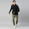 Recycled Structured Spandex Terry Full Sleeve High Neck Tee - Men