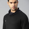 Recycled Structured Spandex Terry Full Sleeve High Neck Tee - Men