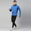 Recycled Structured Spandex Terry Full Sleeve High Neck Tee - Men