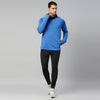 Recycled Structured Spandex Terry Full Sleeve High Neck Tee - Men