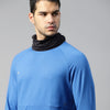 Recycled Structured Spandex Terry Full Sleeve High Neck Tee - Men