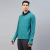 Recycled Structured Spandex Terry Full Sleeve High Neck Tee - Men