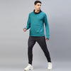 Recycled Structured Spandex Terry Full Sleeve High Neck Tee - Men