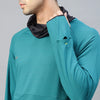 Recycled Structured Spandex Terry Full Sleeve High Neck Tee - Men