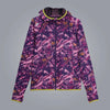 Stretchable Printed Training Jacket (Purple) - Women