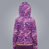 Stretchable Printed Training Jacket (Purple) - Women
