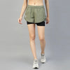 2 In 1 Training Shorts - Women