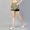 2 In 1 Training Shorts - Women