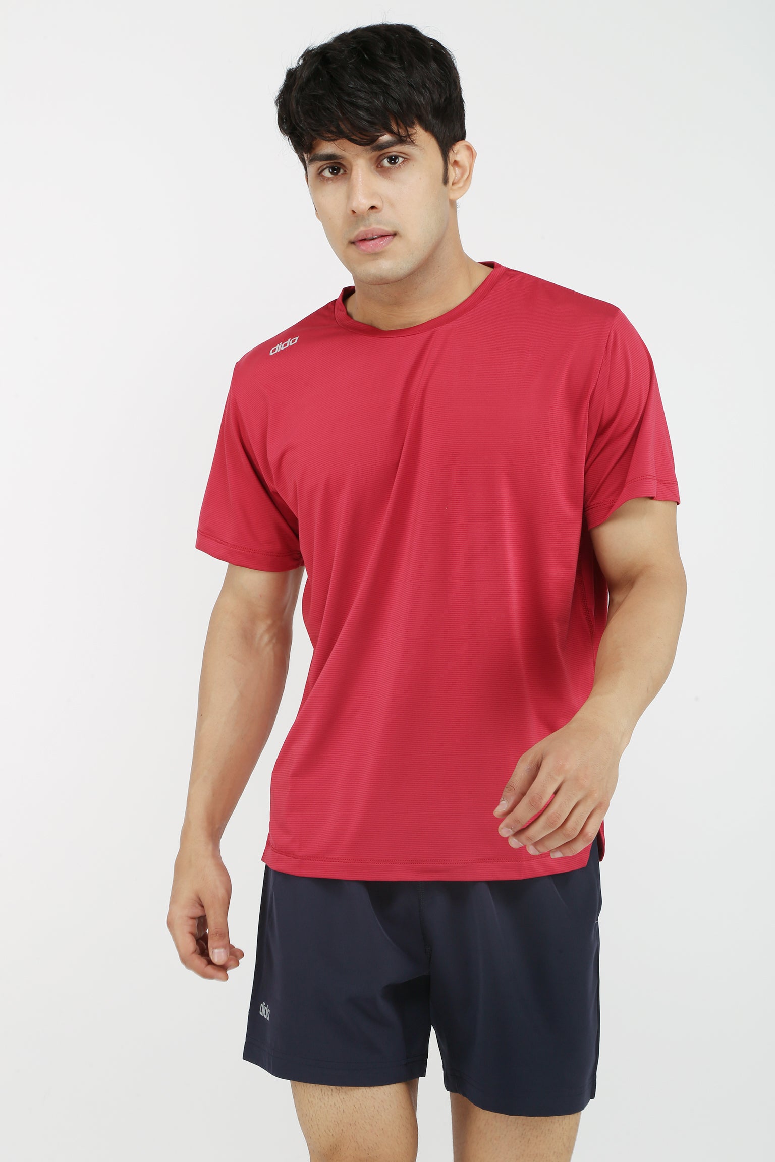 Round Neck T-Shirt with Vent Holes - Men